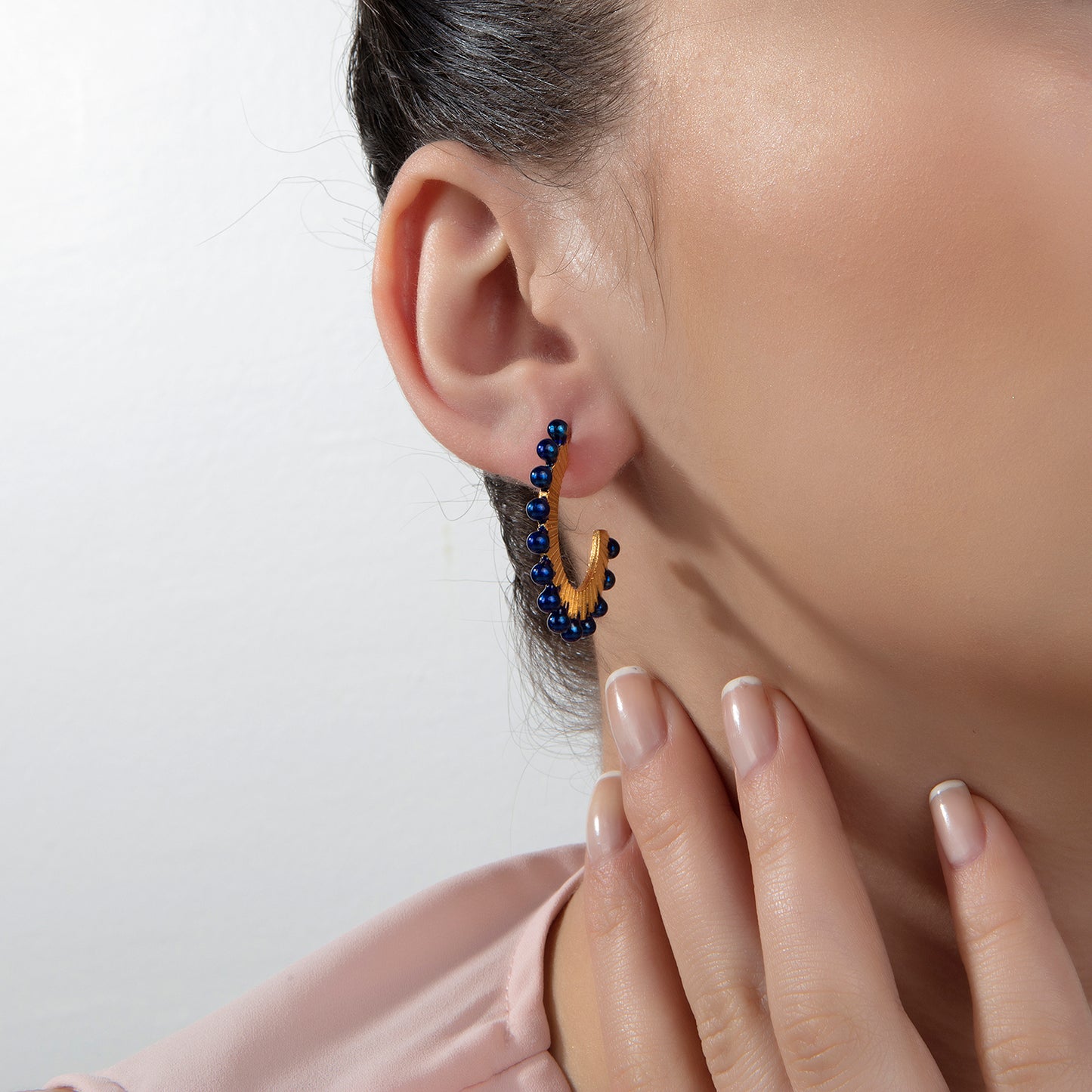 Oval Hoop Earrings