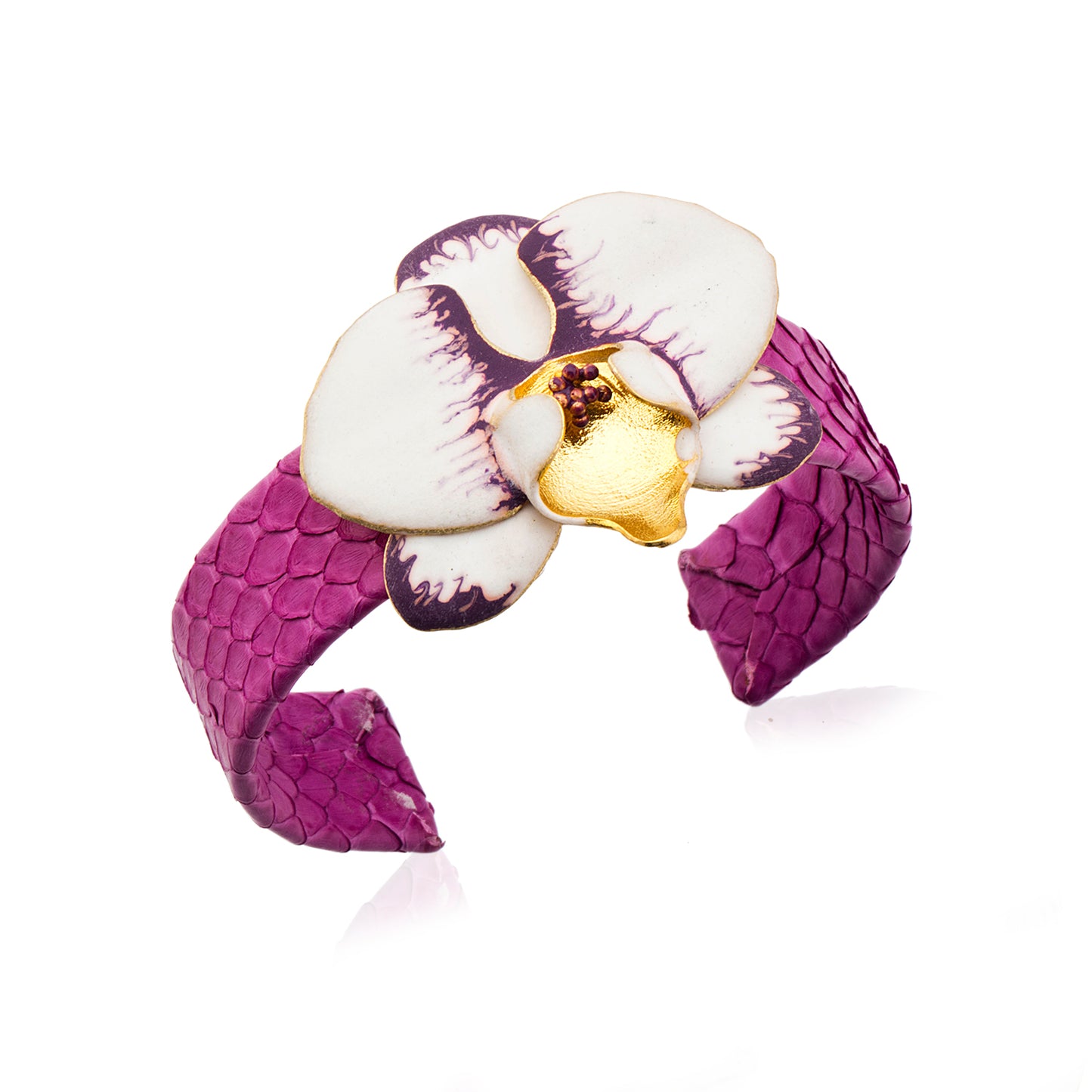 Orchid Deri Bilezik