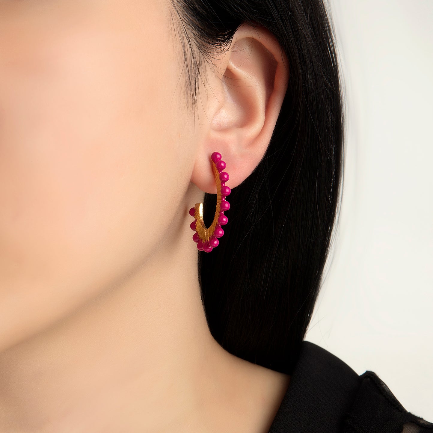 Oval Hoop Earrings
