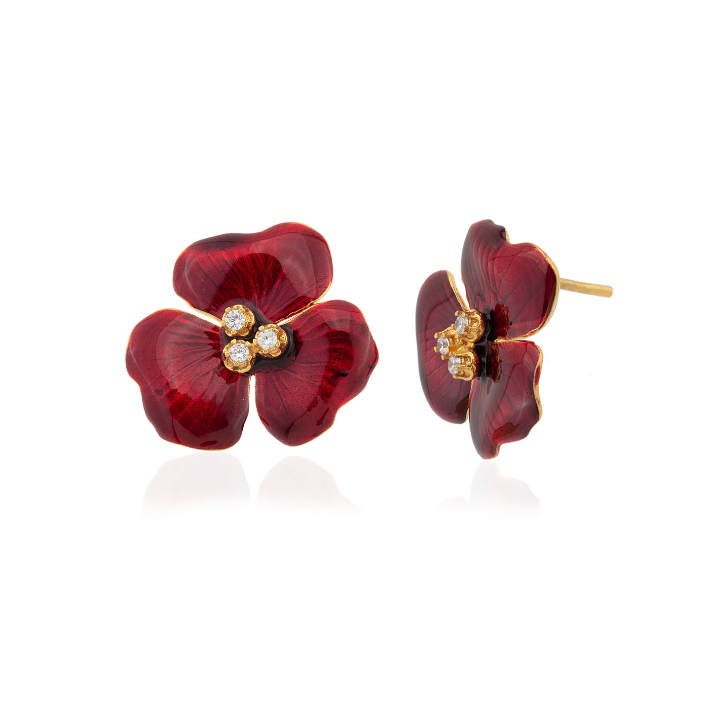 Trillium Çiçek Küpe