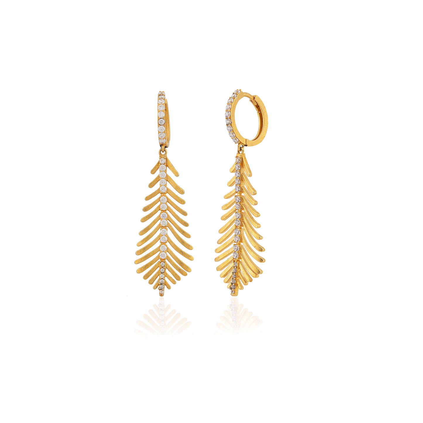 Rowan Leaf Earrings