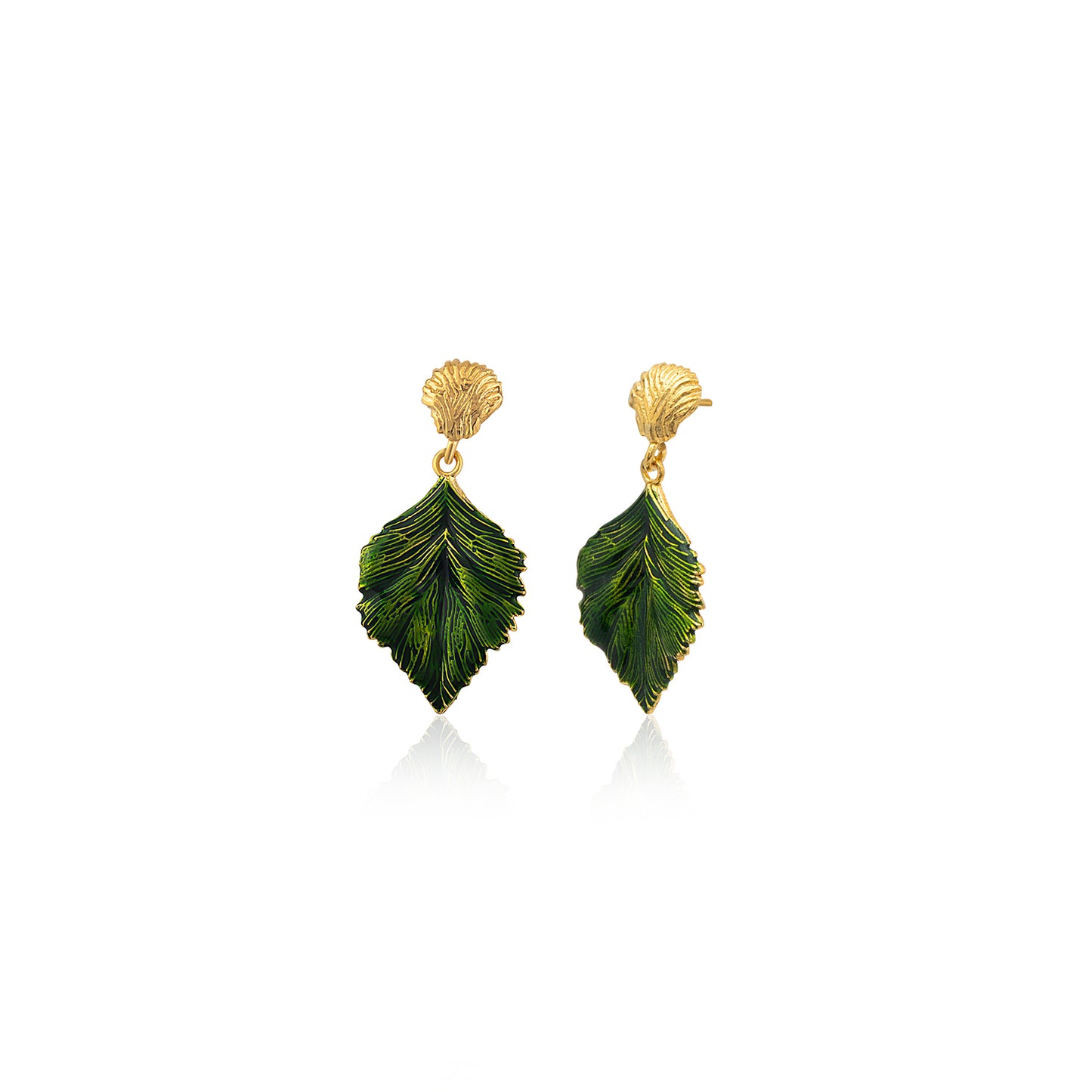 Linden Leaf Earrings