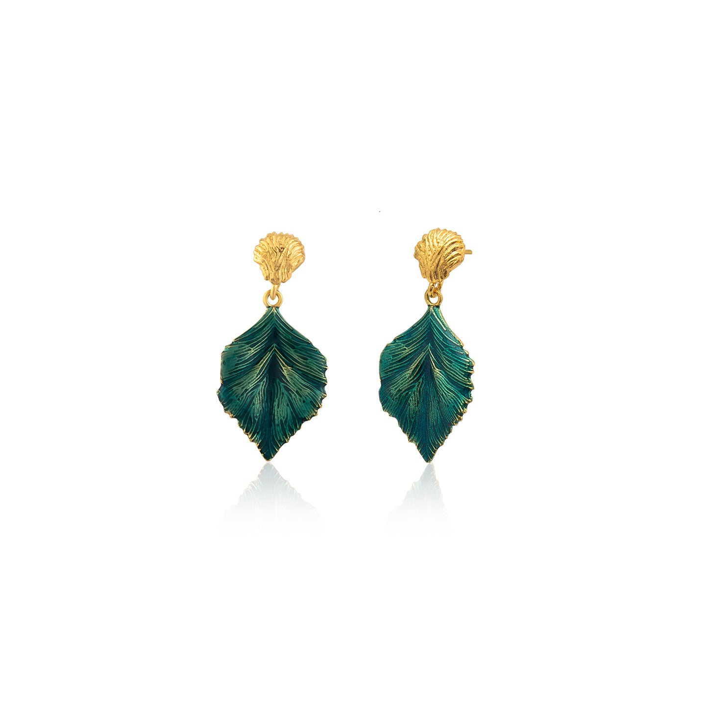 Linden Leaf Earrings
