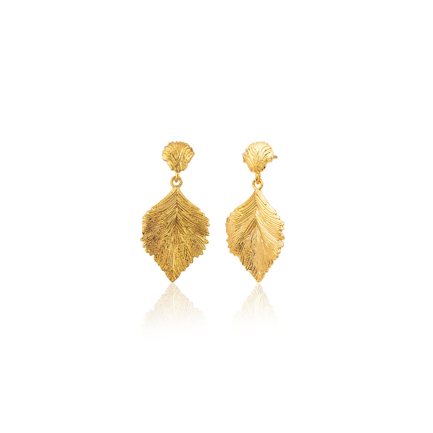 Linden Leaf Earrings