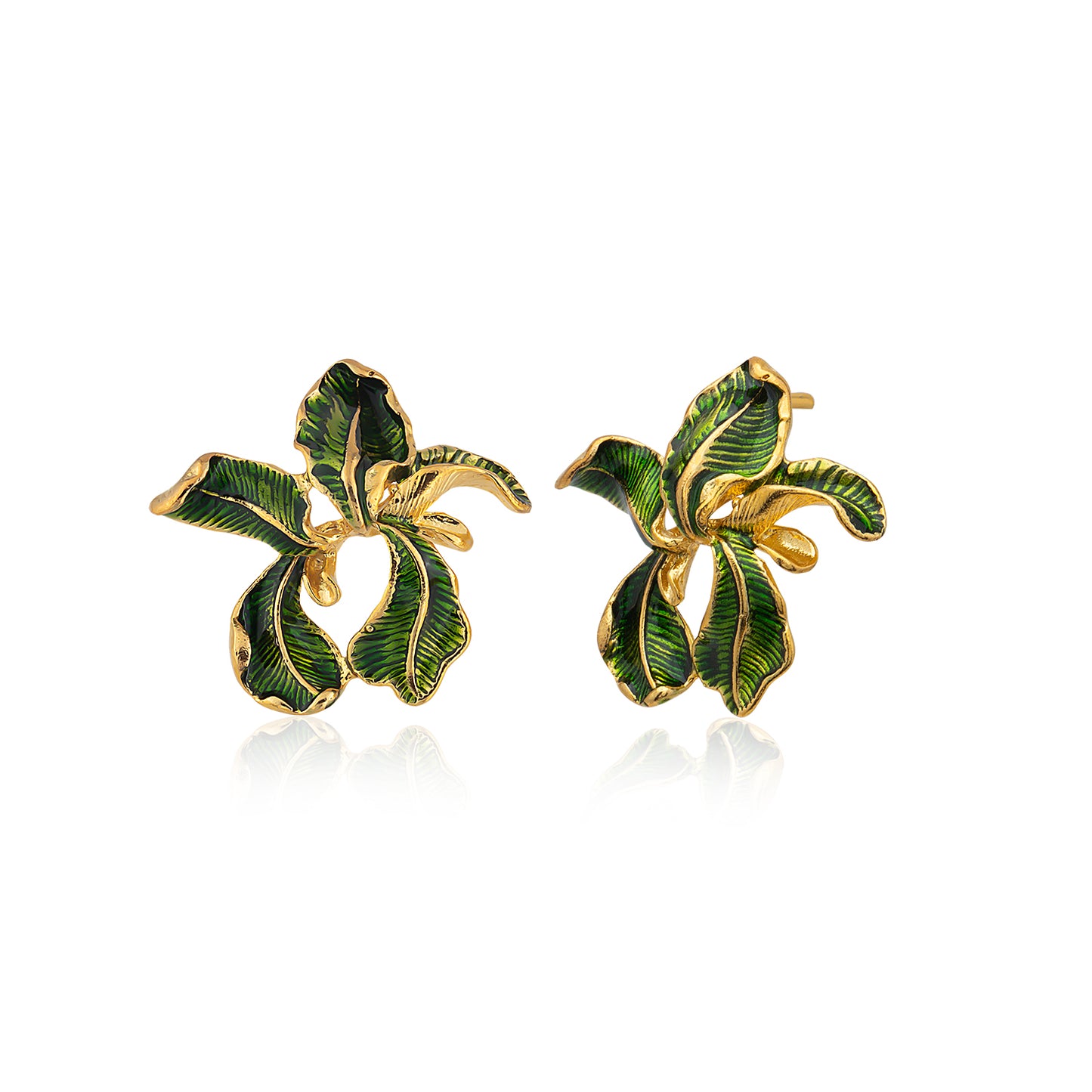 Fleur de lis Çiçek Küpe