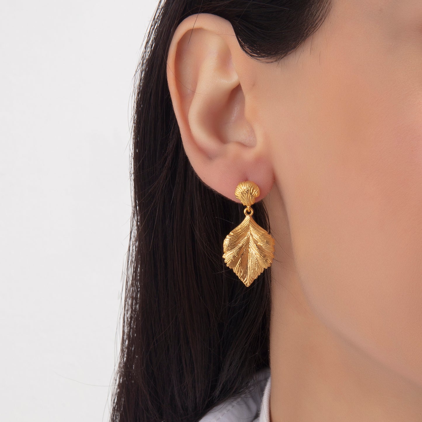 Linden Leaf Earrings
