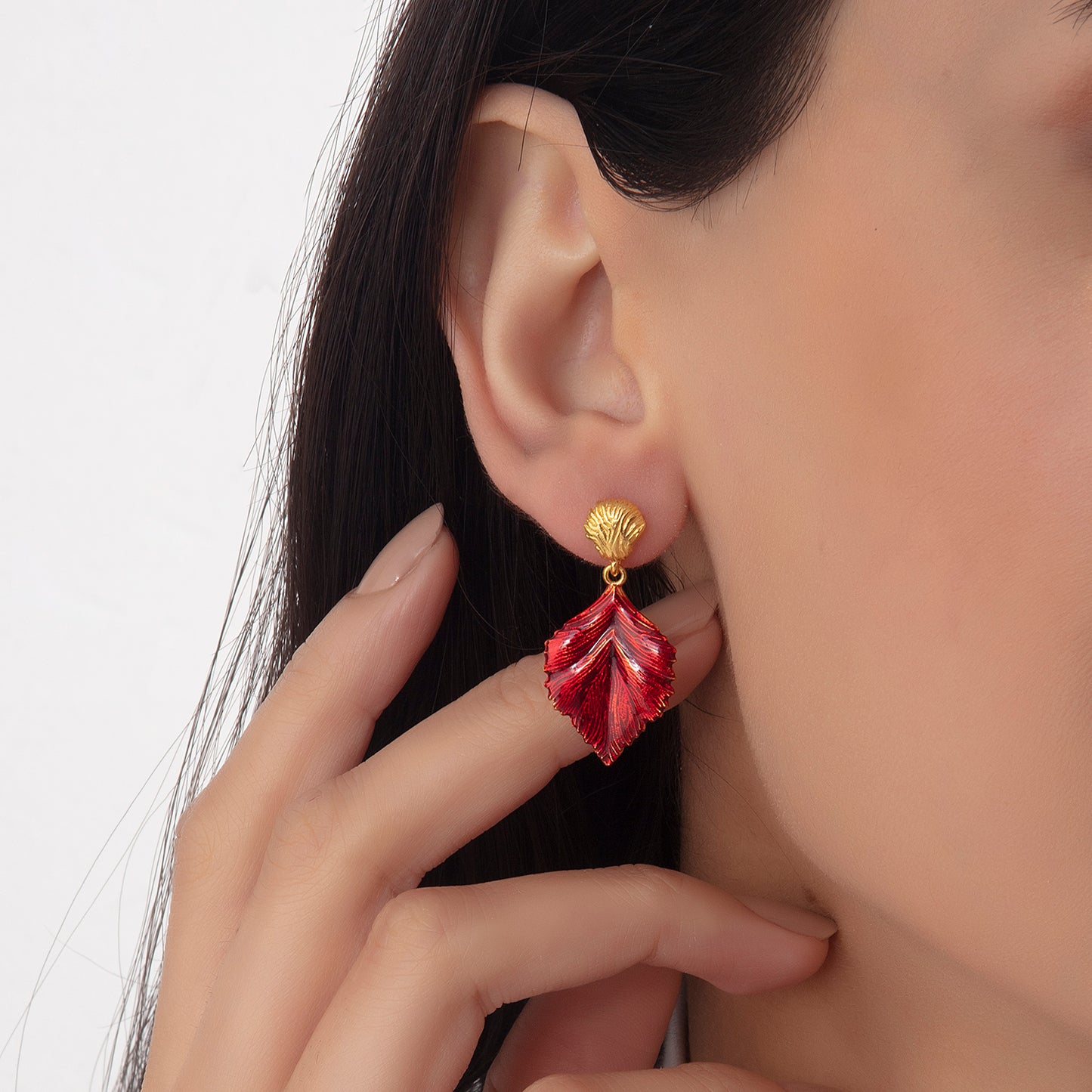 Linden Leaf Earrings