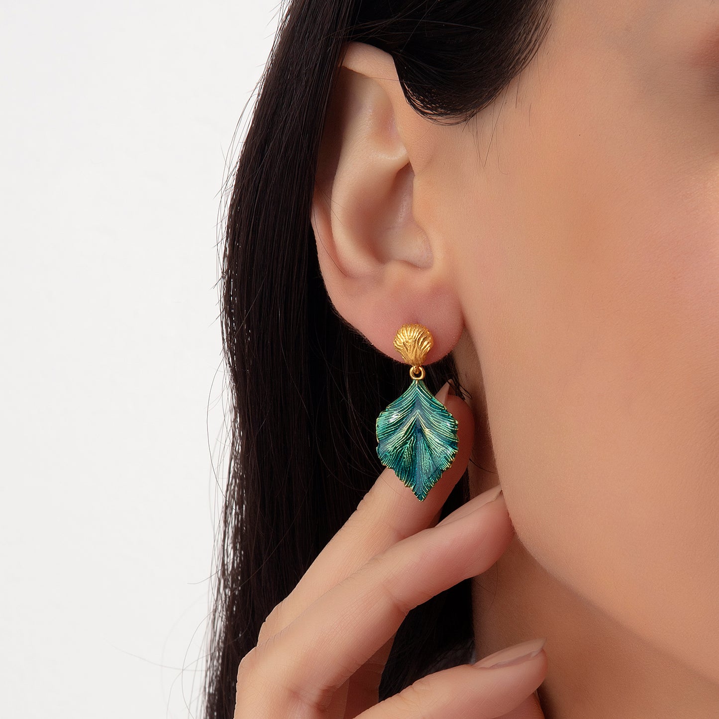 Linden Leaf Earrings