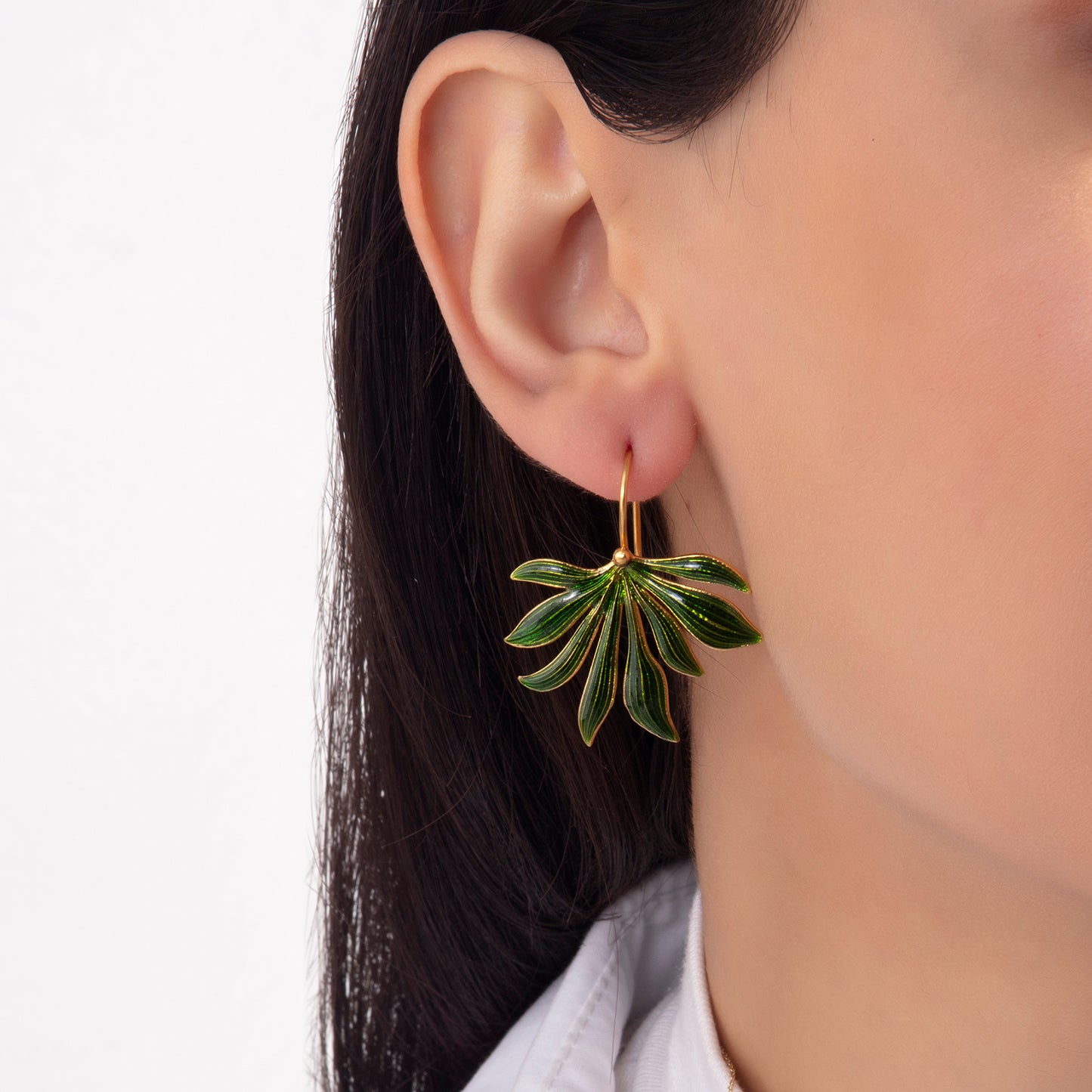 Ash Tree Leaf Earrings