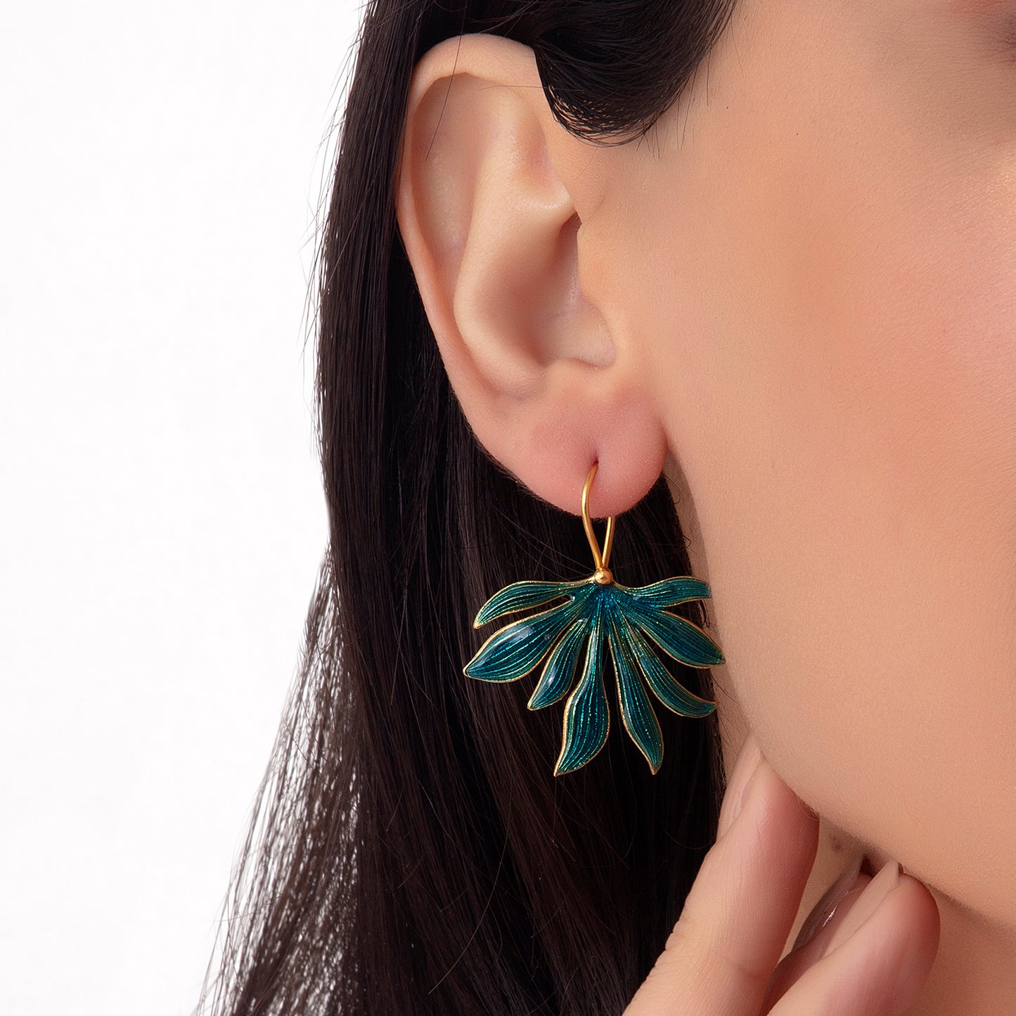 Ash Tree Leaf Earrings