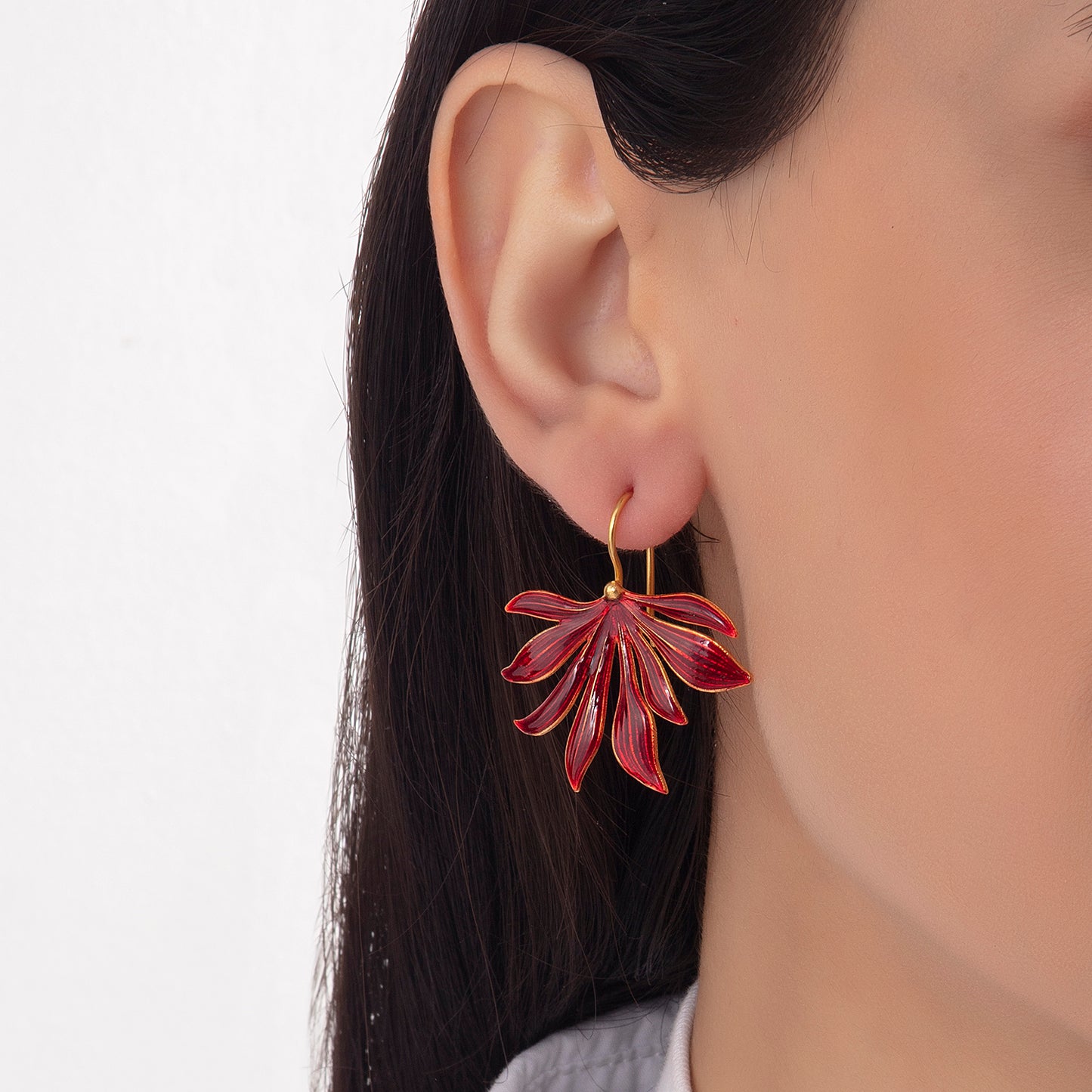 Ash Tree Leaf Earrings