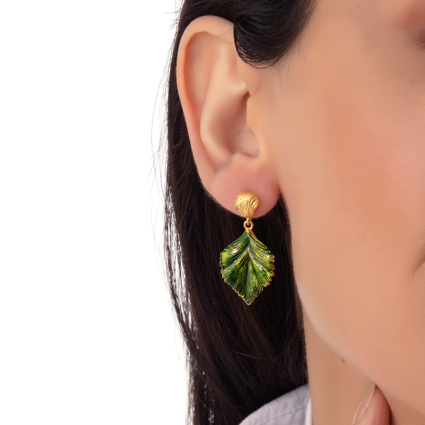Linden Leaf Earrings