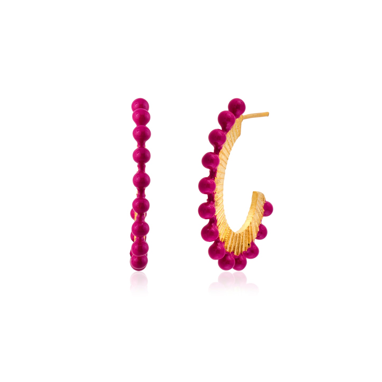 Oval Hoop Earrings