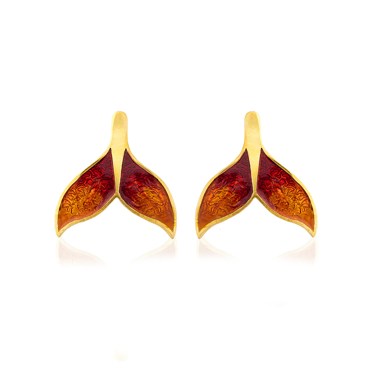 Whale Tail Earrings