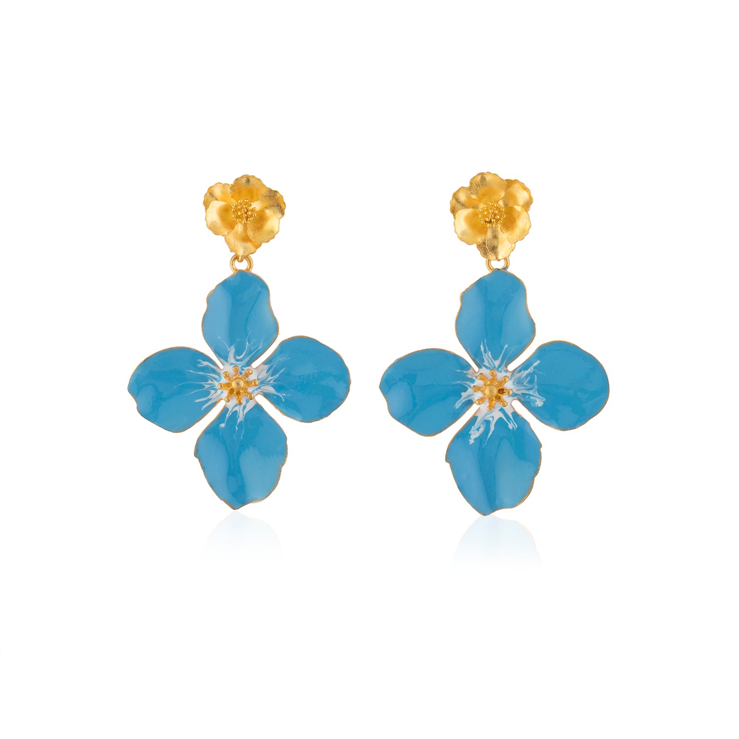 Dangling Clover Earrings