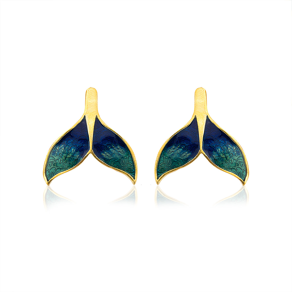 Whale Tail Earrings