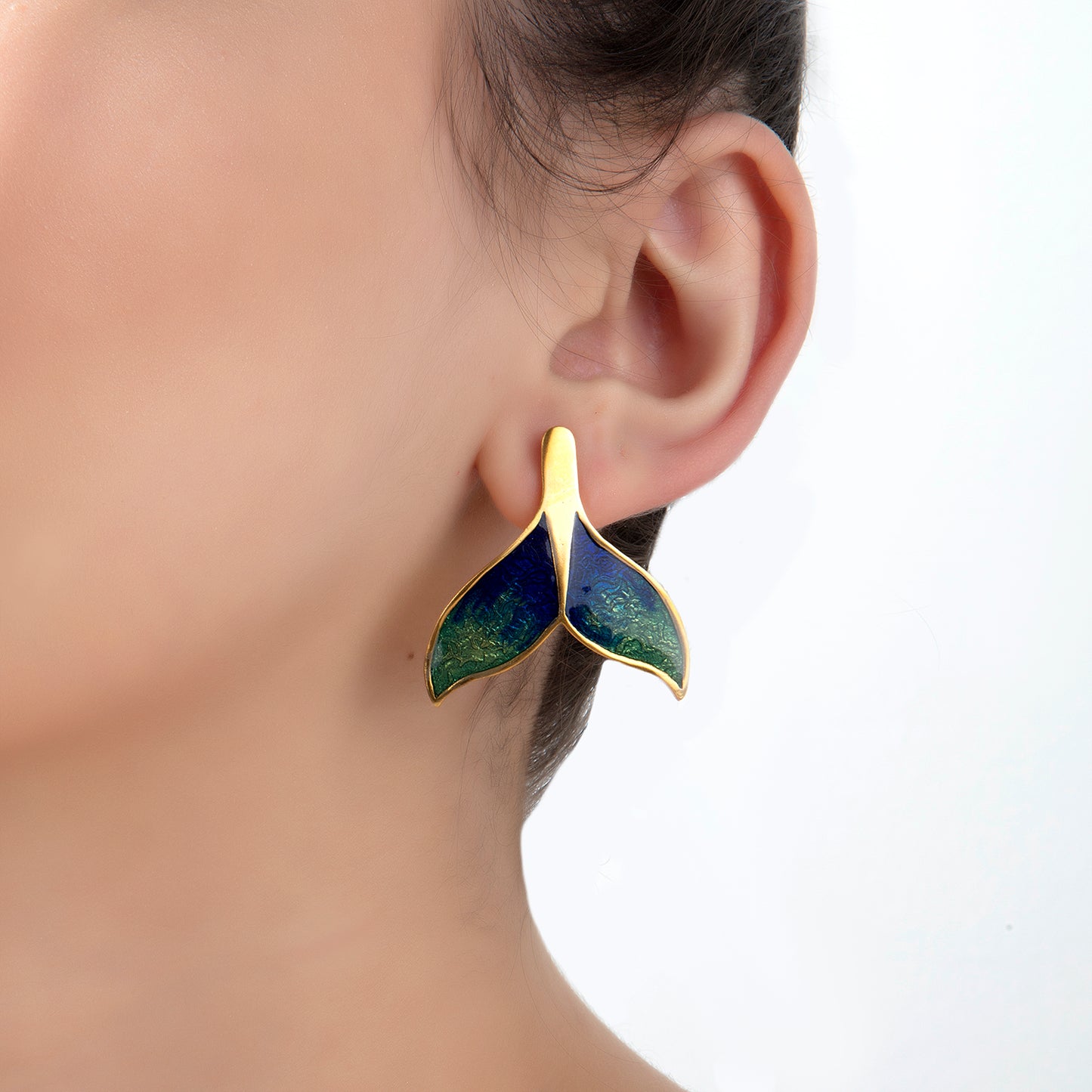 Whale Tail Earrings