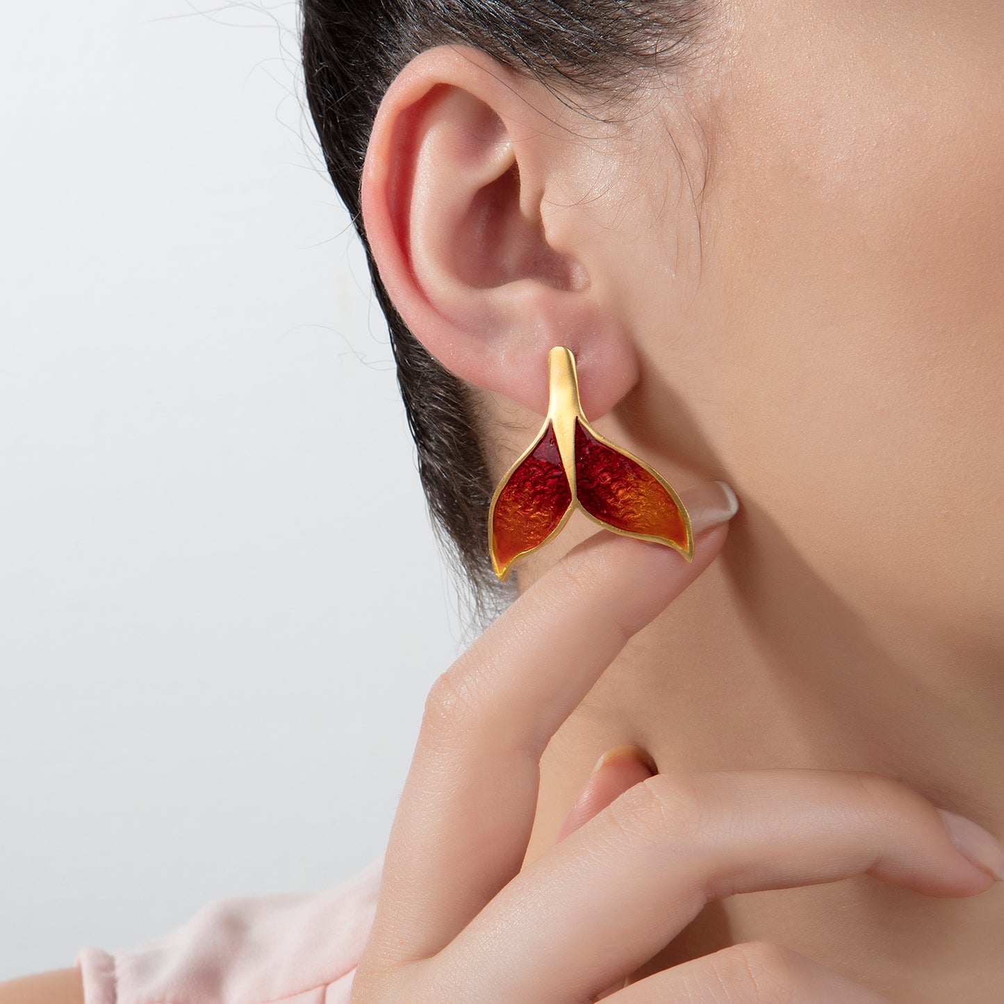 Whale Tail Earrings