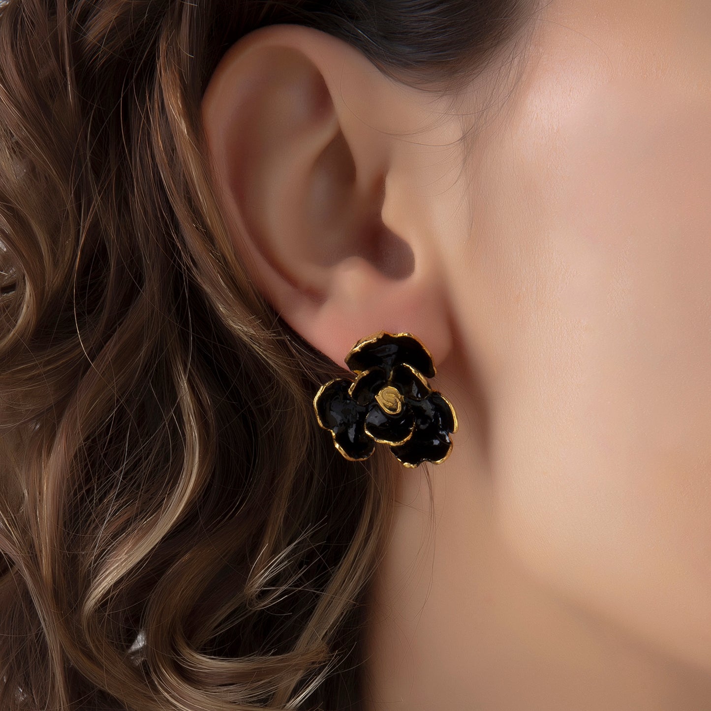 Rose Flower Earrings