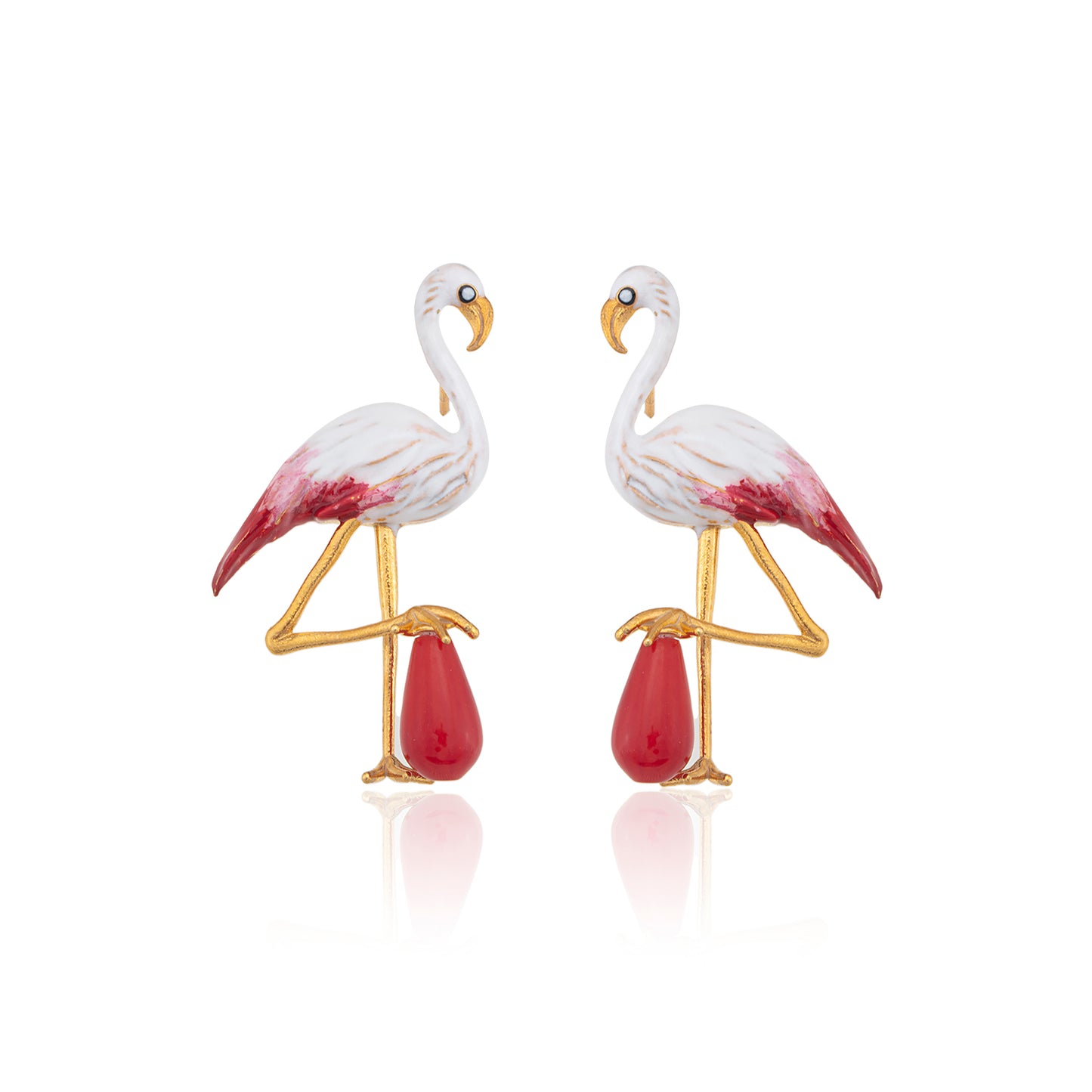 Flamingo Küpe