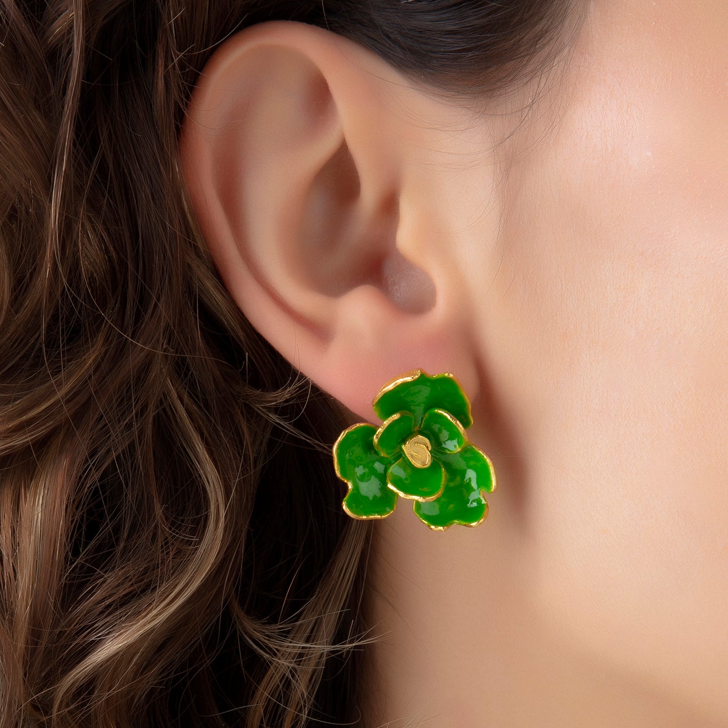 Rose Flower Earrings