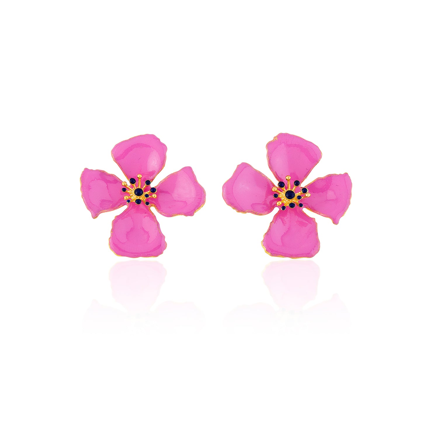 Hibiscus Flower Earrings