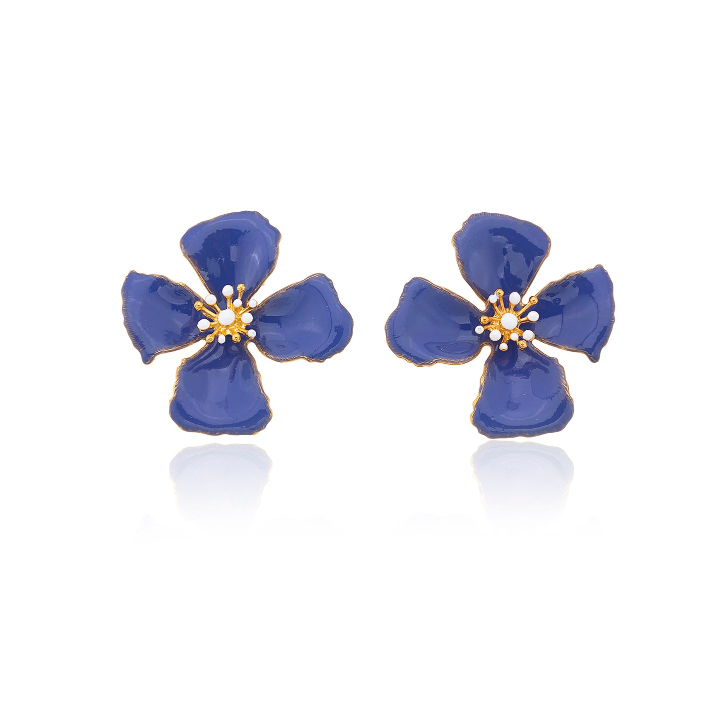 Hibiscus Flower Earrings