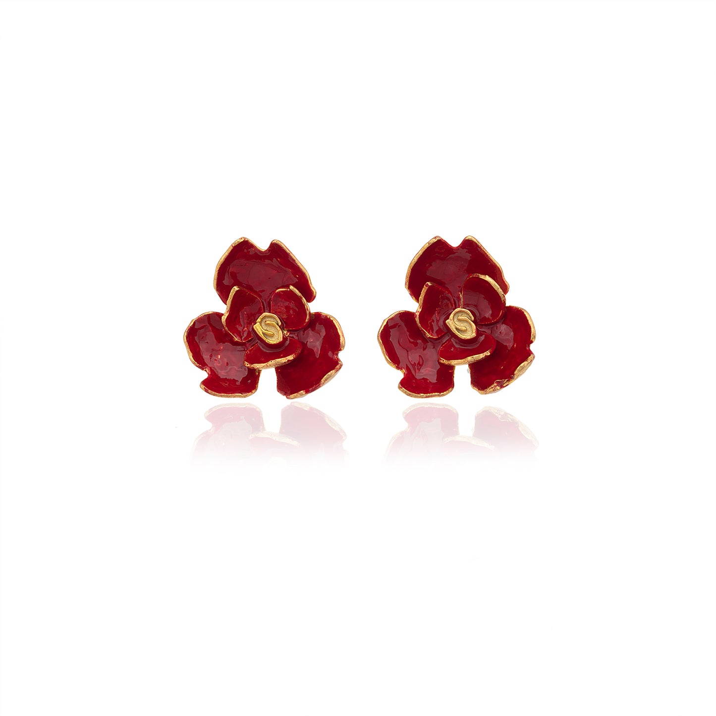 Rose Flower Earrings