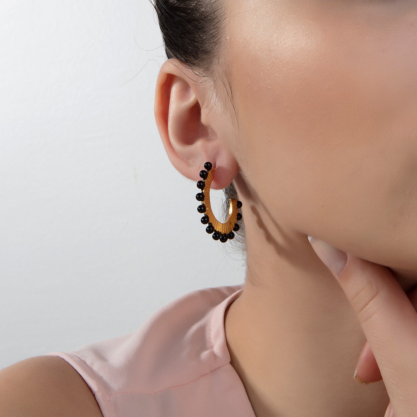Oval Hoop Earrings