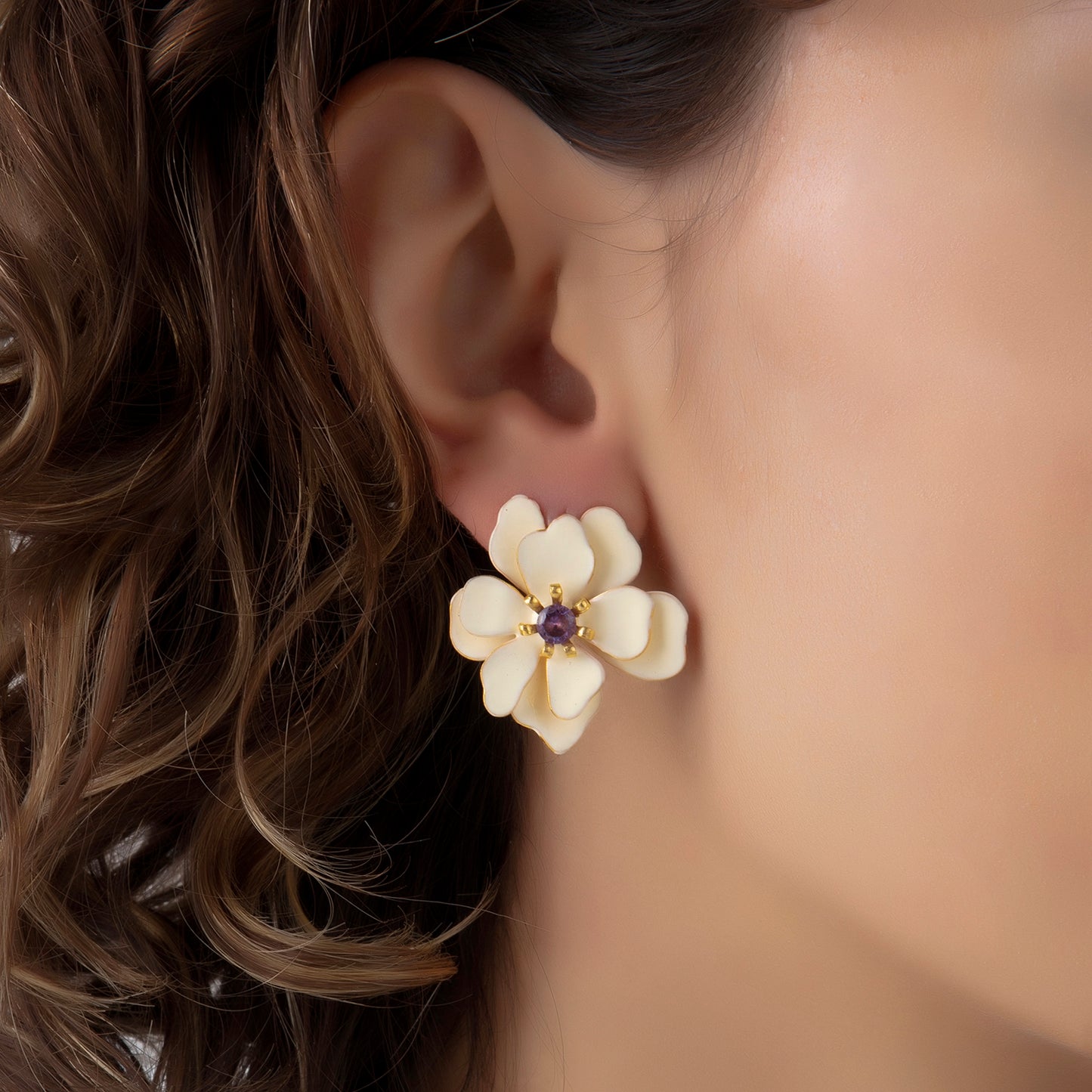 Violetta Flower Earrings