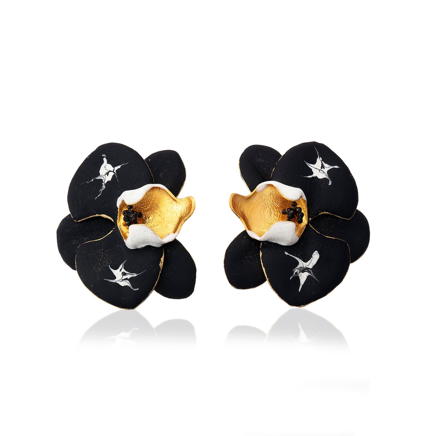 Orchid Çiçek Küpe