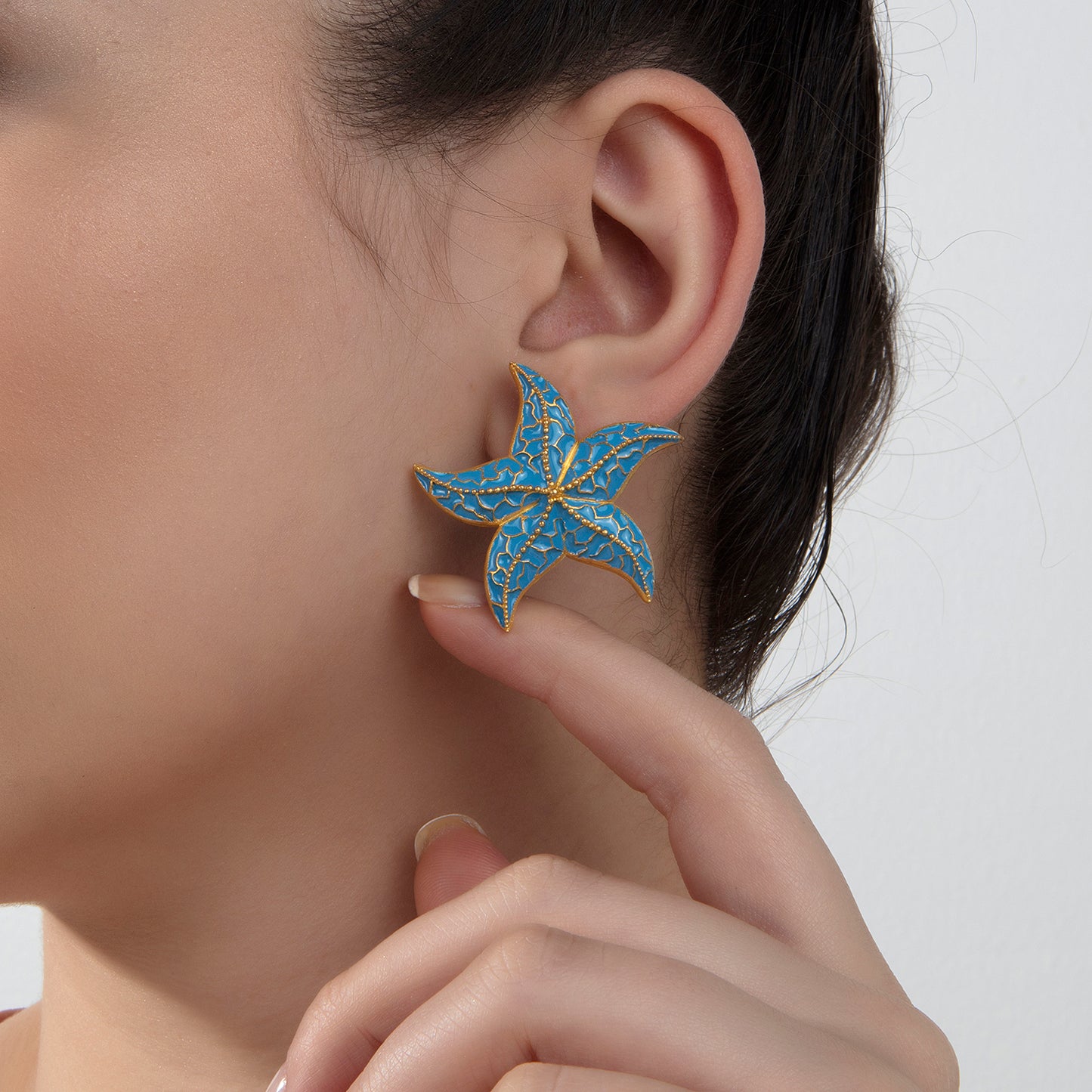 Starfish Küpe