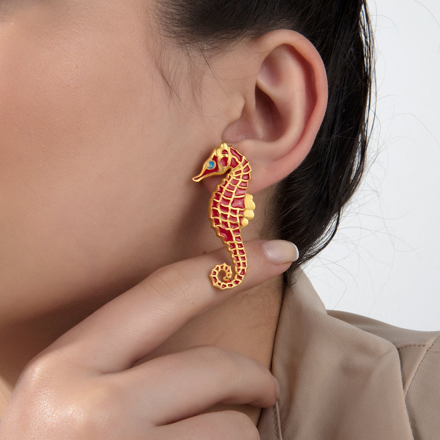 Seahorse Küpe