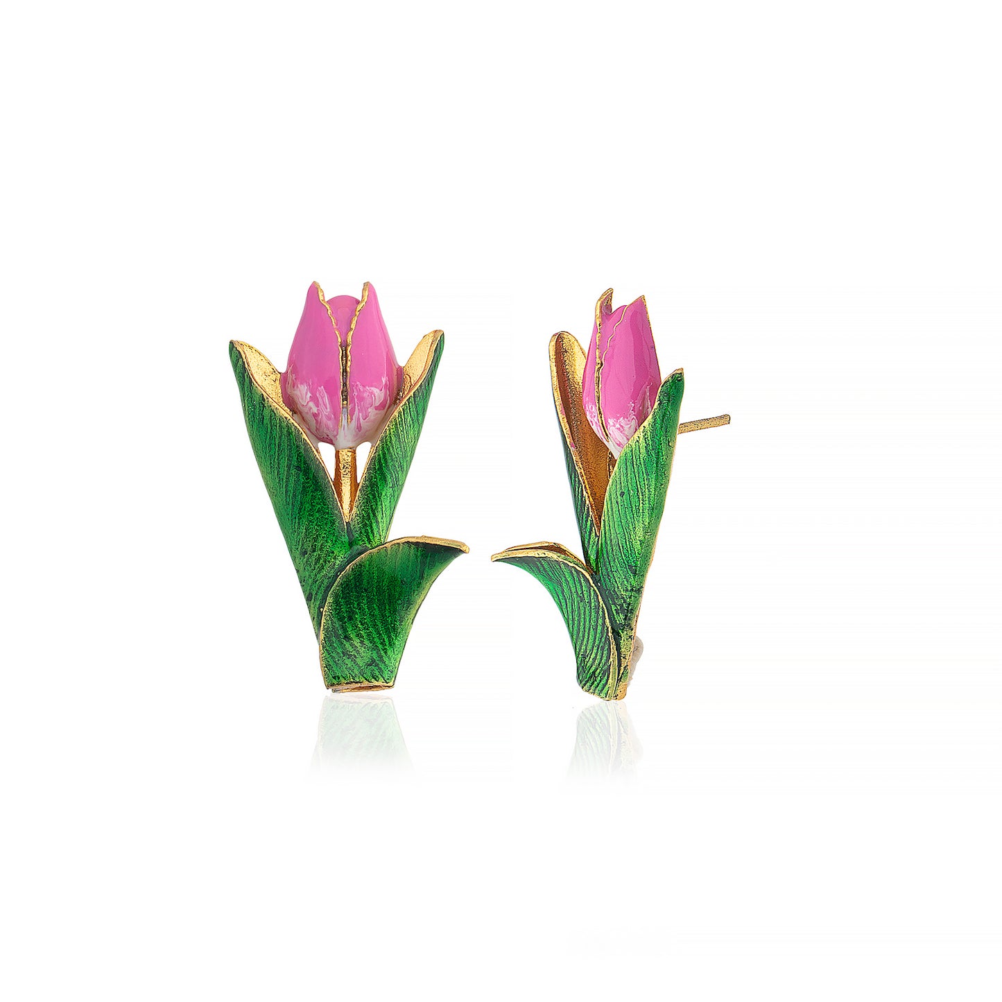 Tulip Çiçek Küpe