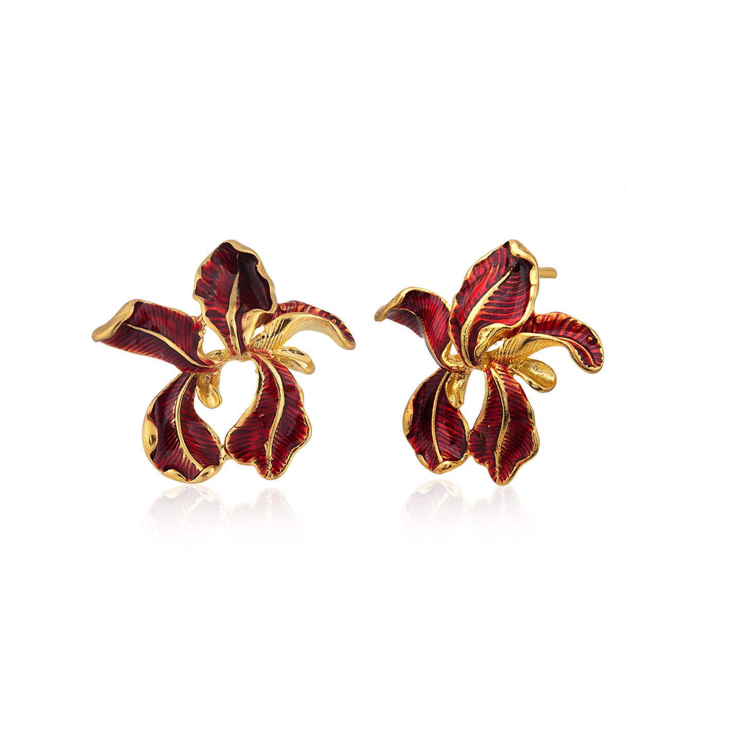 Fleur de lis Çiçek Küpe