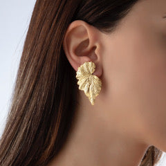 Mulberry Leaf Earrings 