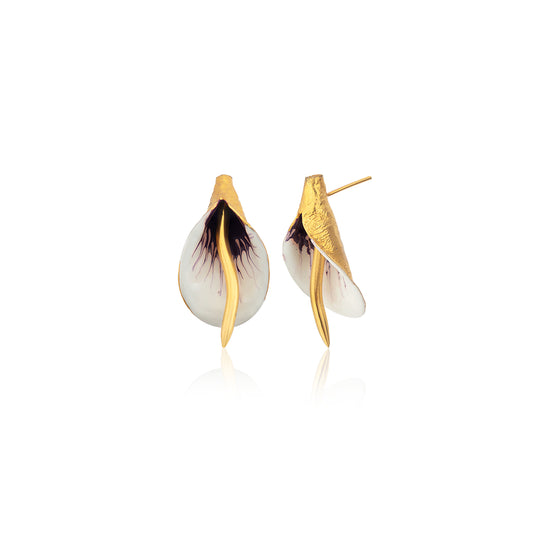 Calla Lily Çiçek Küpe