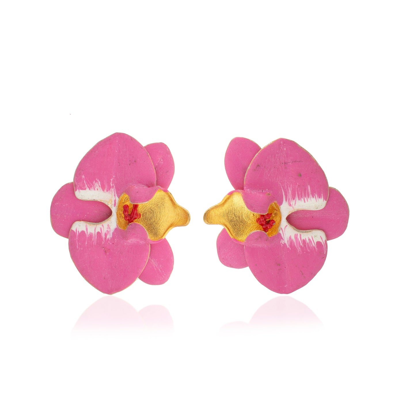 Orchid Çiçek Küpe