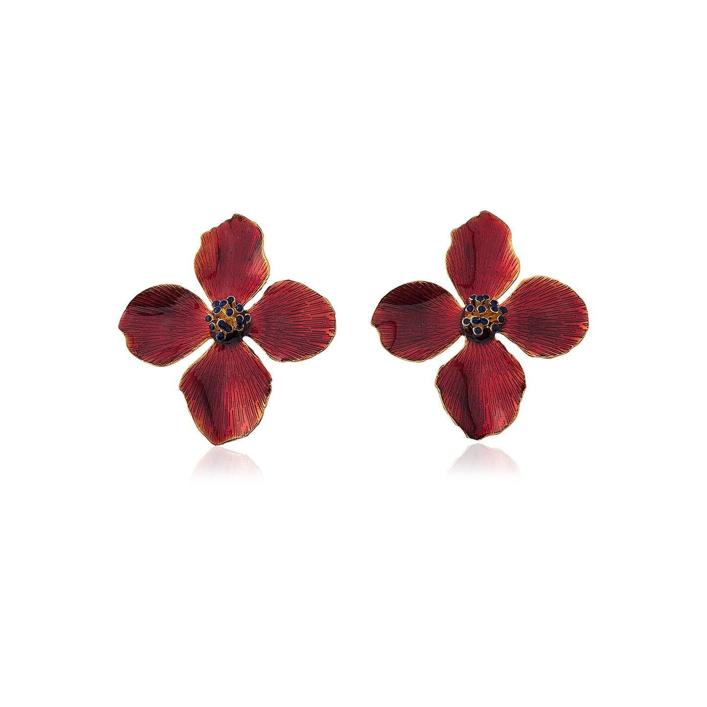 Clover Çiçek Küpe
